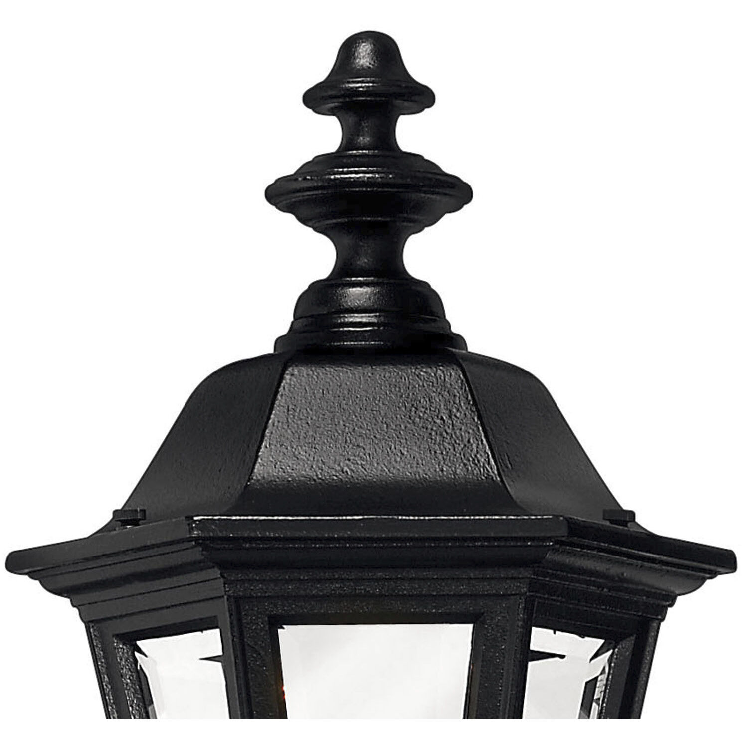 Estate Series Manor House LED 25 inch Black Outdoor Wall Mount Lantern, Small
