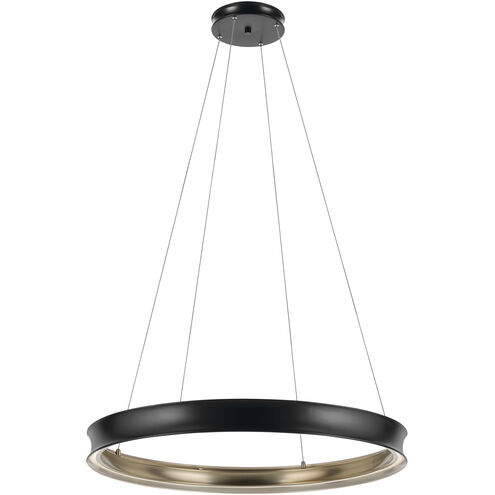 Larousse LED Black Chandelier Ceiling Light