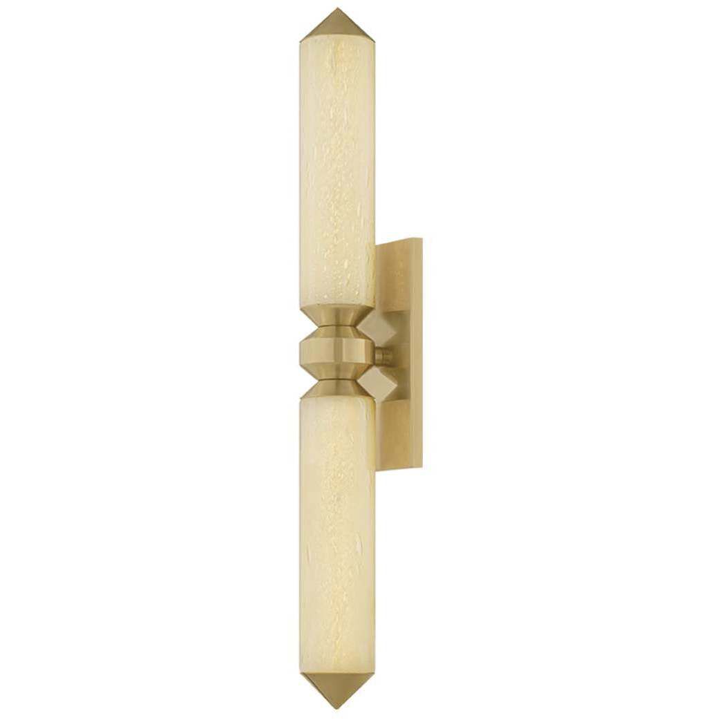 Hydra 2 Light 4.25 inch Vintage Brass ADA Wall Sconce Wall Light