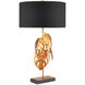 Irvin 30.5 inch 150 watt Vintage Gold Table Lamp Portable Light