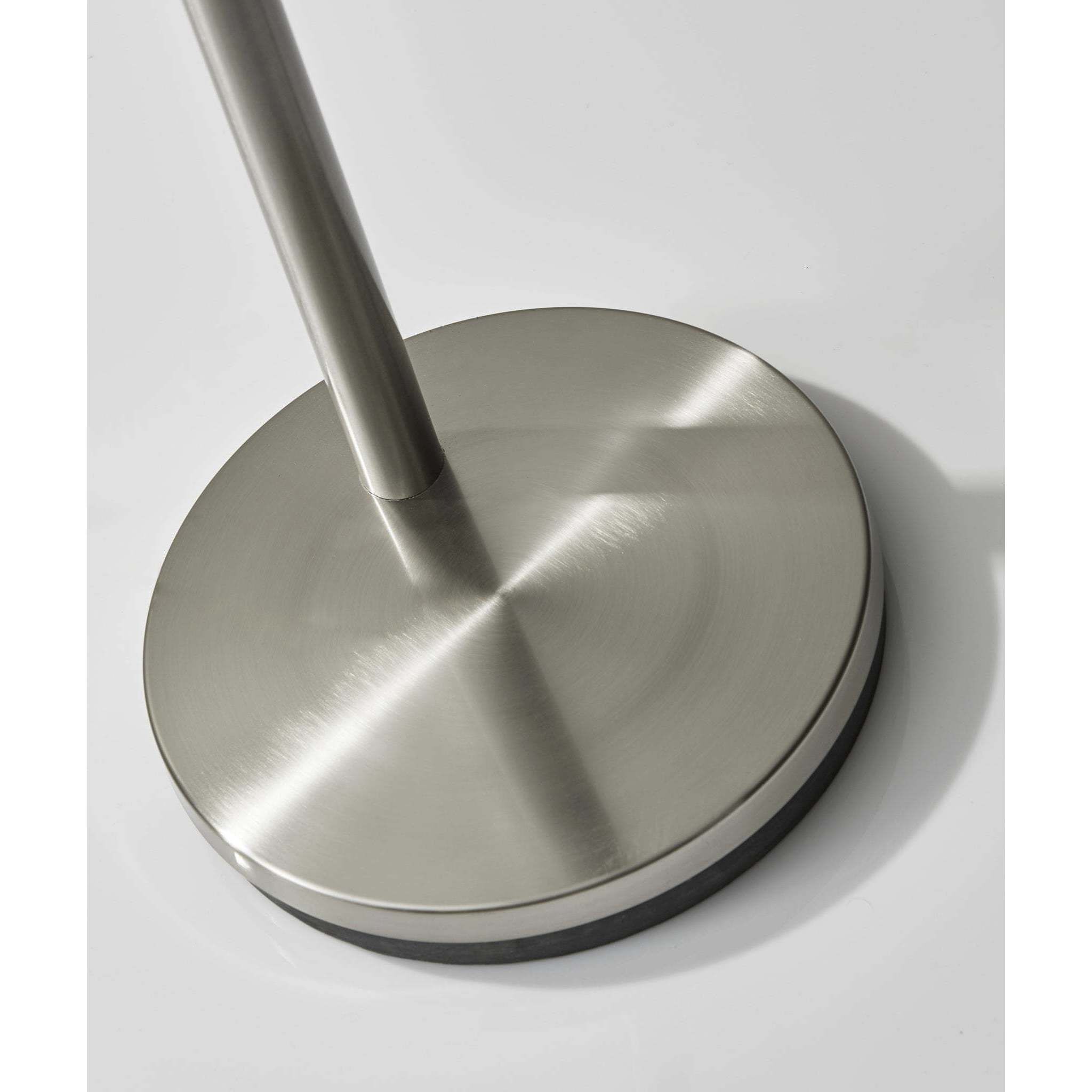Adesso Trinity Arc Lamp Brushed Steel