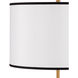 Willoughby 67 inch 150 watt Brass/Oil Rubbed Bronze Floor Lamp Portable Light