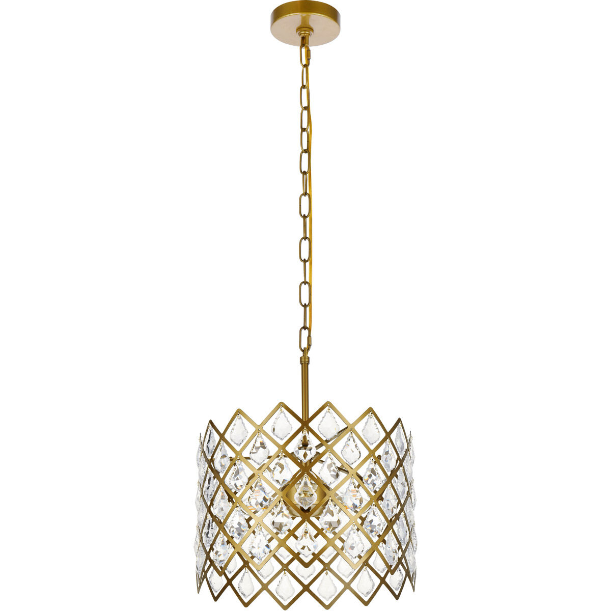 Lyla 3 Light 13 inch Brass Pendant Ceiling Light