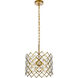 Lyla 3 Light 13 inch Brass Pendant Ceiling Light