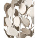 Lunaria 1 Light 21.5 inch Contemporary Silver Leaf/Contemporary Silver Orb Chandelier Ceiling Light