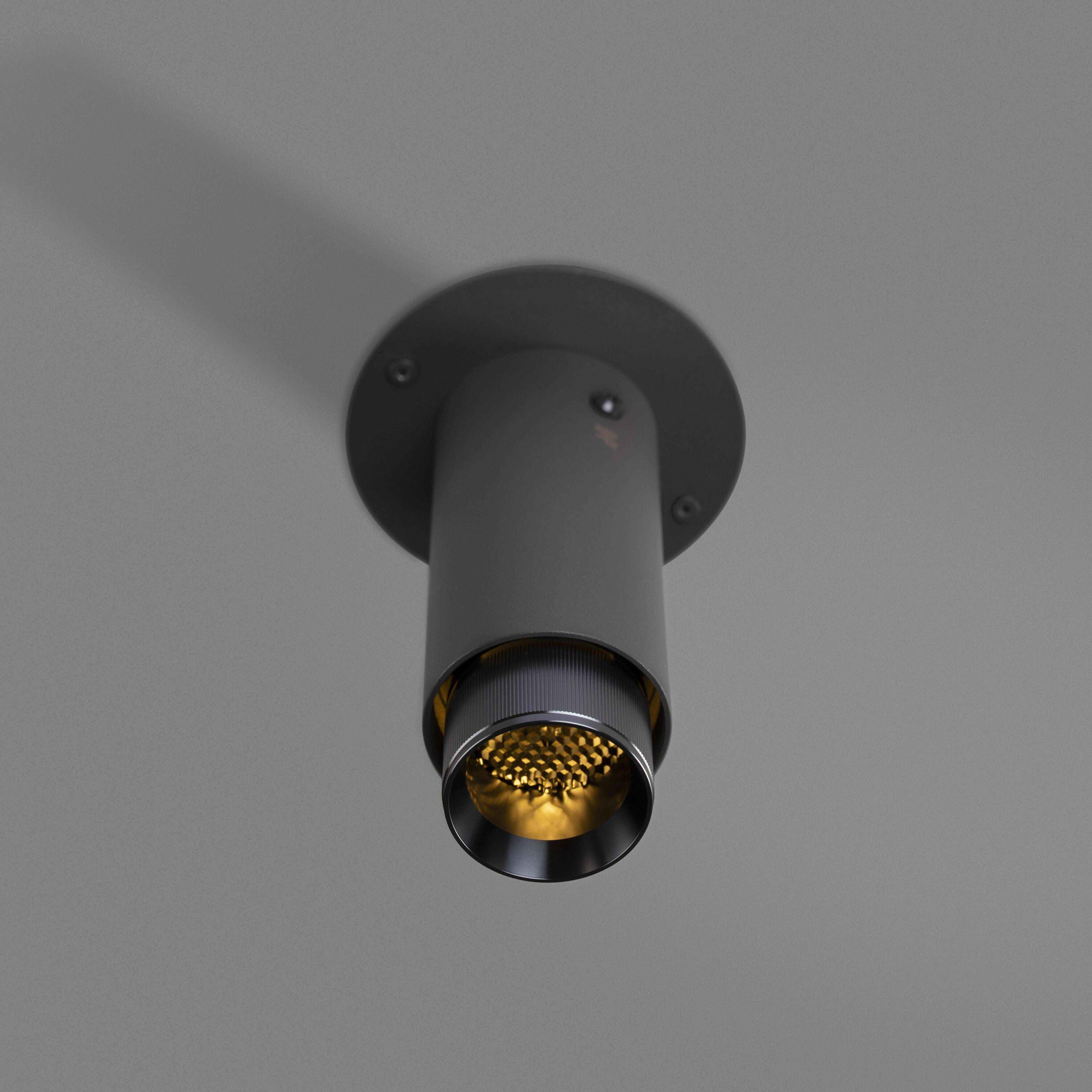 Exhaust Surface 1 Light 110-120 Graphite / Gun Metal Spotlight Ceiling Light