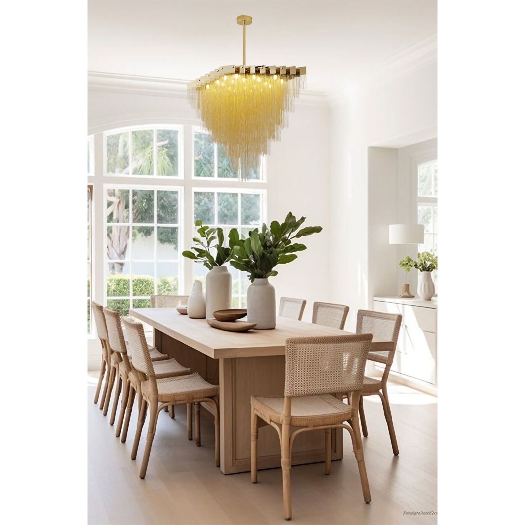 IMG Series 20 Light 23.6 inch Gold Chandelier Ceiling Light