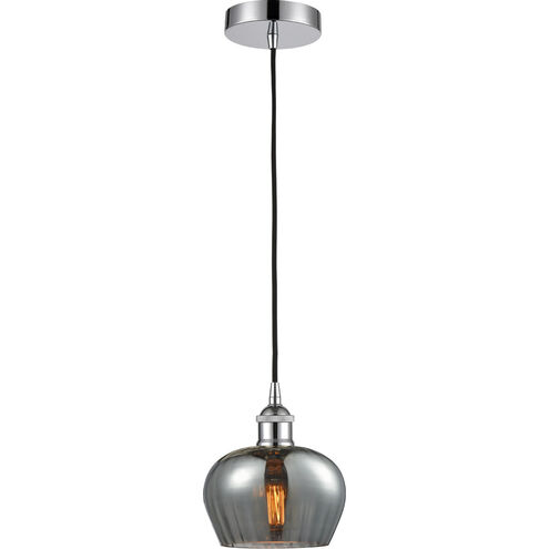 Edison Fenton 1 Light 7 inch Polished Chrome Mini Pendant Ceiling Light