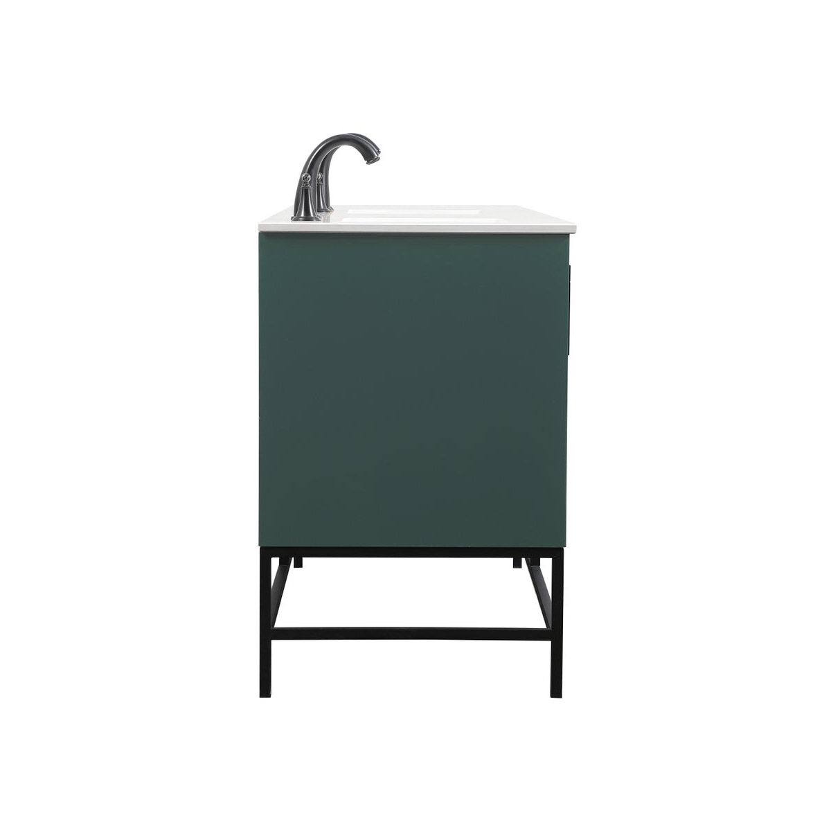 Eugene 60 X 22 X 33.5 inch Green Vanity Sink Set