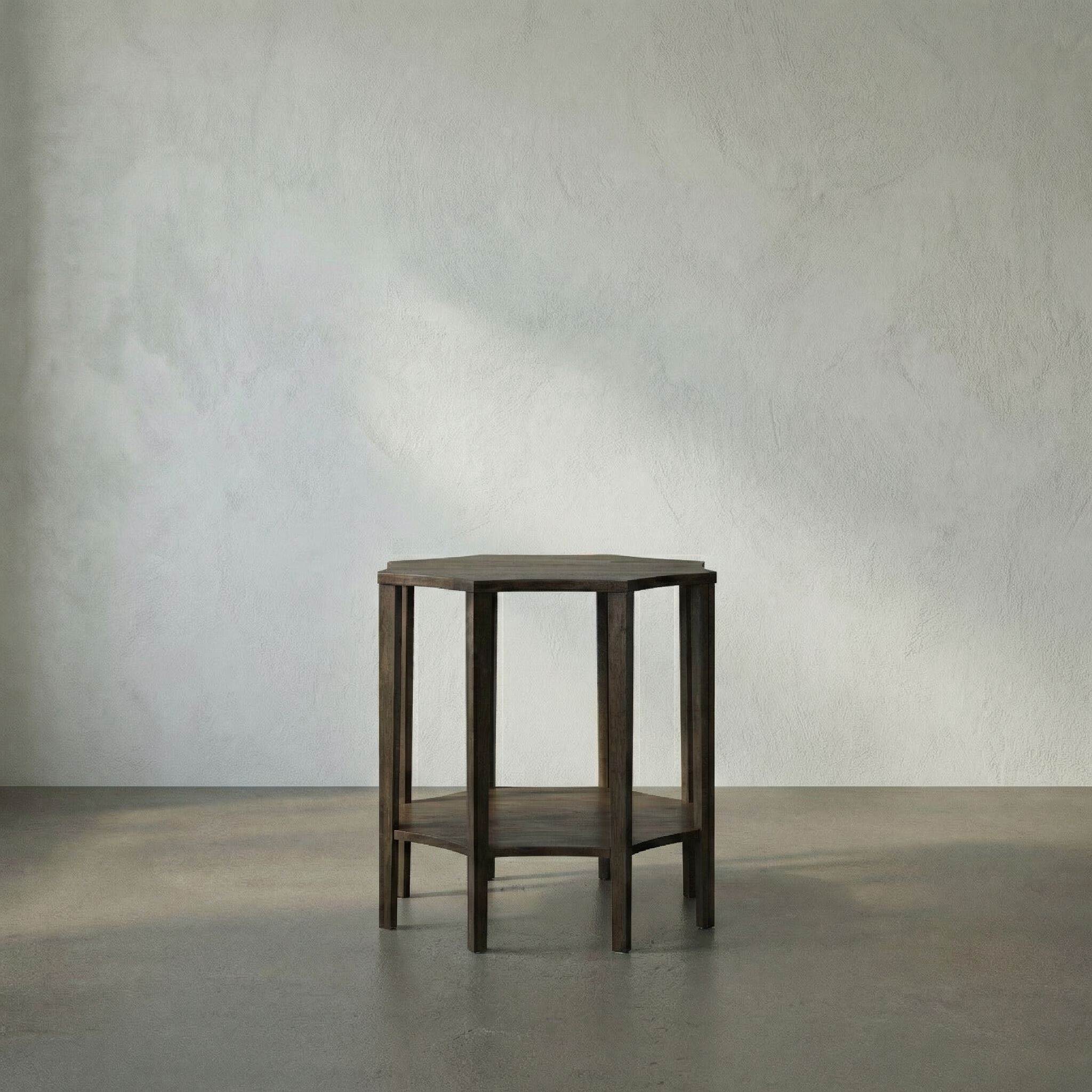 Ariana 30 X 30 inch Ebony Walnut Side Table