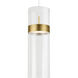 Sean Lavin Manette LED 5 inch Natural Brass Pendant Ceiling Light, Integrated LED