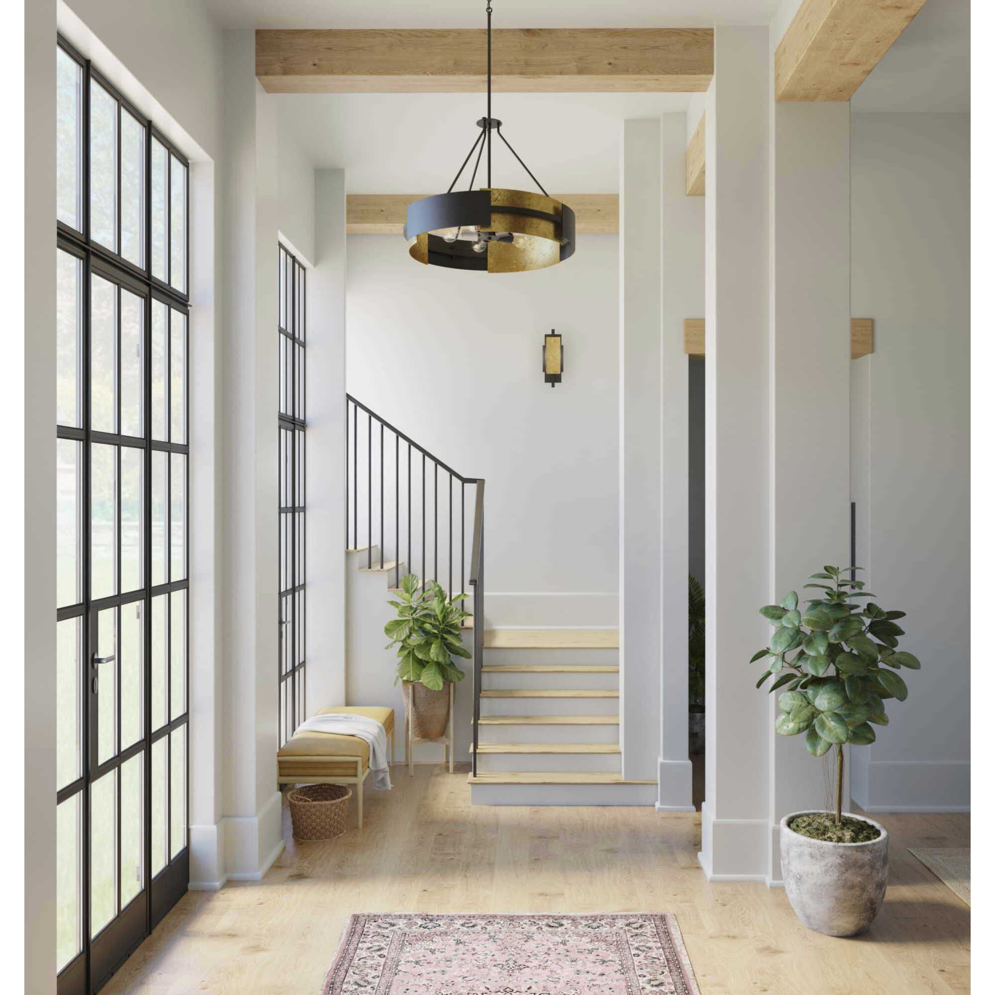 Lowery 1 Light Textured Black ADA Wall Sconce Wall Light, Design Series