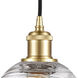 Ballston Belfast 1 Light 6 inch Satin Gold Mini Pendant Ceiling Light