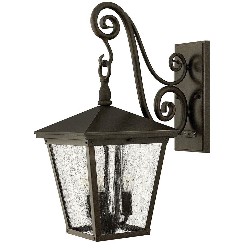 Heritage Trellis 3 Light 9.00 inch Outdoor Wall Light