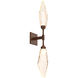 Rock Crystal 2 Light 4.50 inch Wall Sconce
