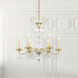 Helenia 6 Light 28 inch Heirloom Silver Chandelier Ceiling Light, Adjustable Height
