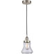 Edison Bellmont 1 Light 6 inch Brushed Satin Nickel Mini Pendant Ceiling Light