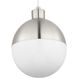 Globe LED LED Brushed Nickel Pendant Ceiling Light