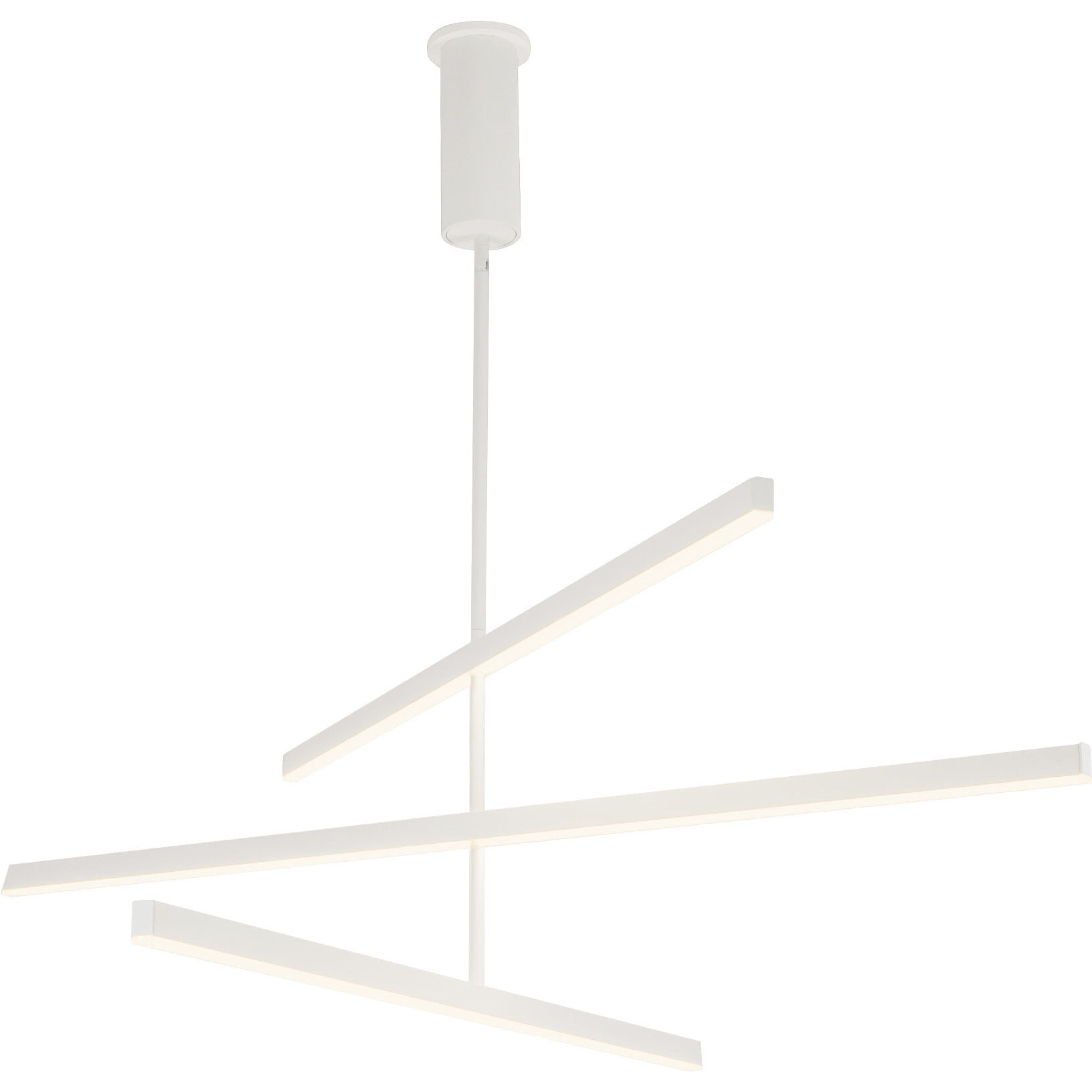 Vega LED 0.75 inch White Chandelier Ceiling Light