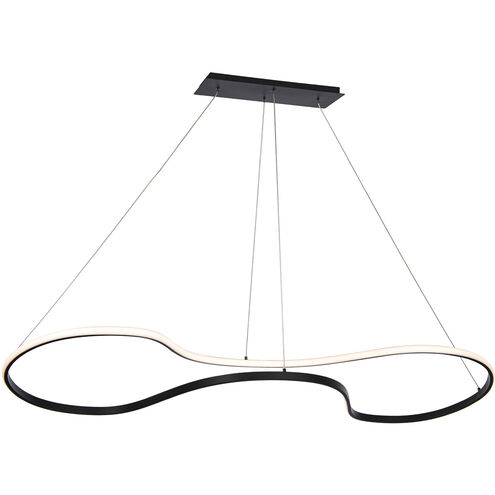 Marques LED 17 inch Black Pendant Ceiling Light, dweLED