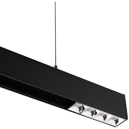 Ventrix 1 Light 48 Chrome Track Fixtures Ceiling Light