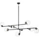 Millikan 9 Light 39 inch Coal Black Pendant Ceiling Light