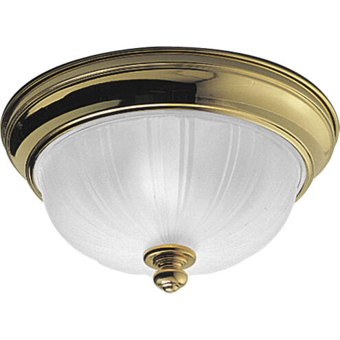 Prescott 2 Light 11 inch Polished Brass Close-to-Ceiling Ceiling Light