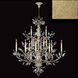 Crystal Laurel 20 Light 57 inch Gold Chandelier Ceiling Light