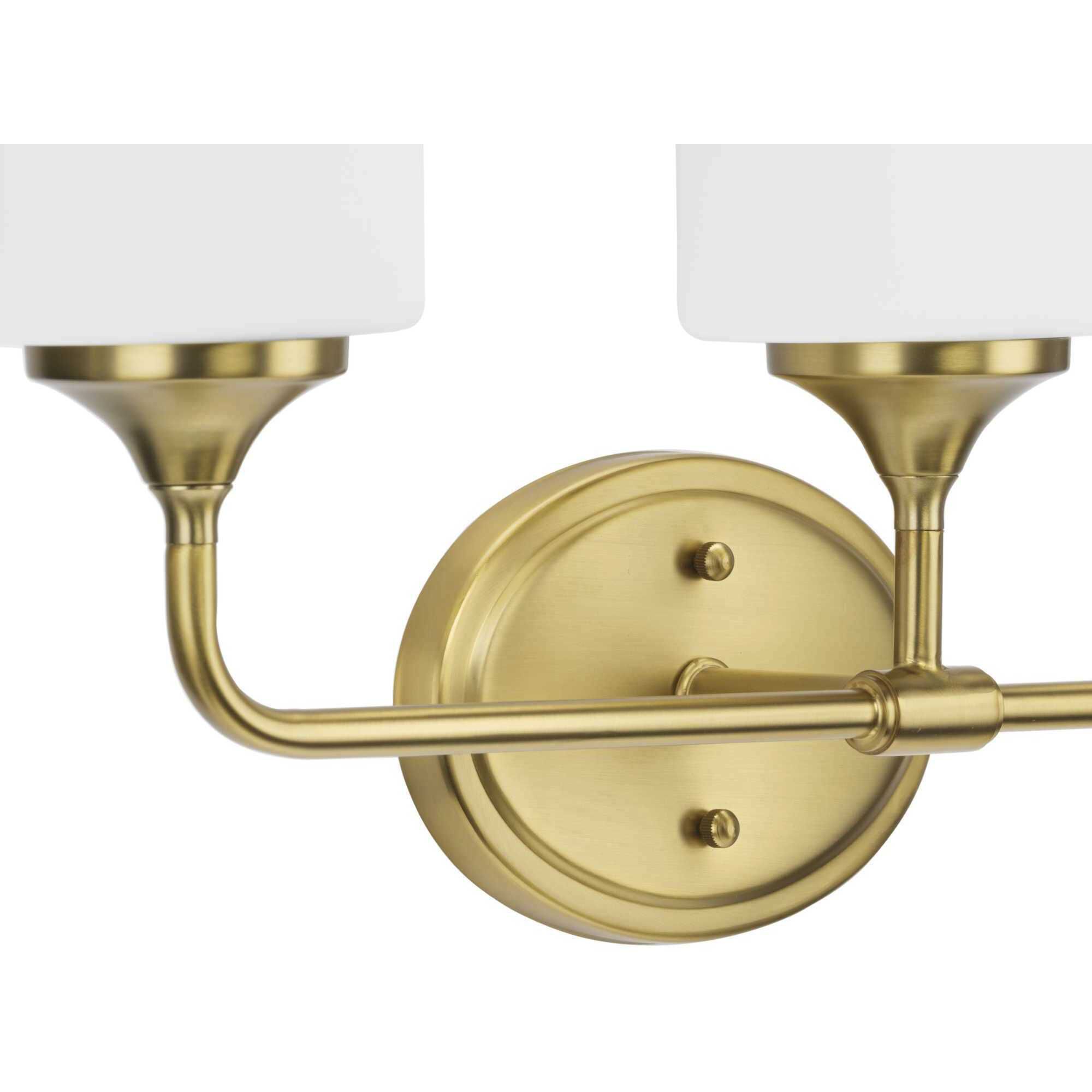 Lynzie 3 Light 23.88 inch Brushed Gold Bath Vanity Light Wall Light