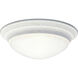 Alabaster Glass 1 Light 11.50 inch Flush Mount