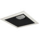 Iolite MLS Matte Powder White/Black Recessed Trim Set