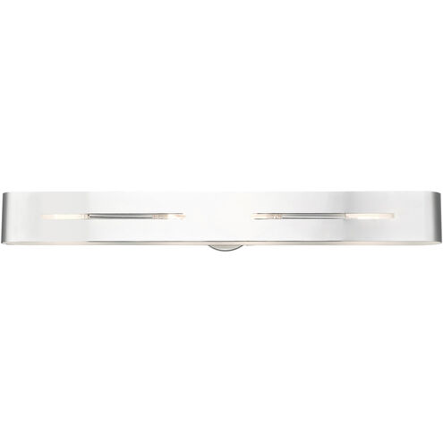 Ravena 4 Light 36 inch Polished Chrome ADA Vanity Sconce Wall Light