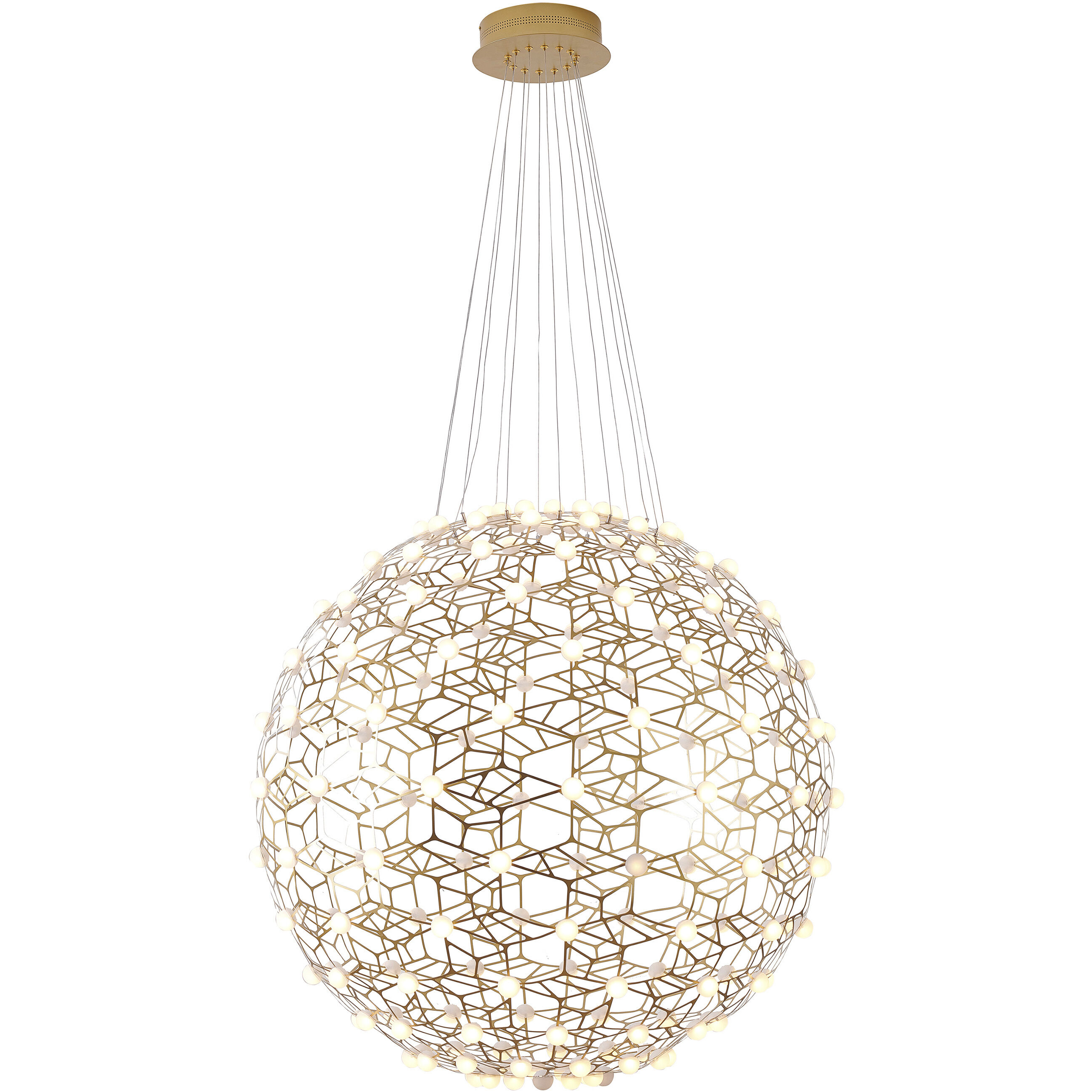 Canada LED 39.37 inch Gold Chandelier Ceiling Light