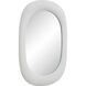 Galera 45 X 30 inch White Stucco Wall Mirror