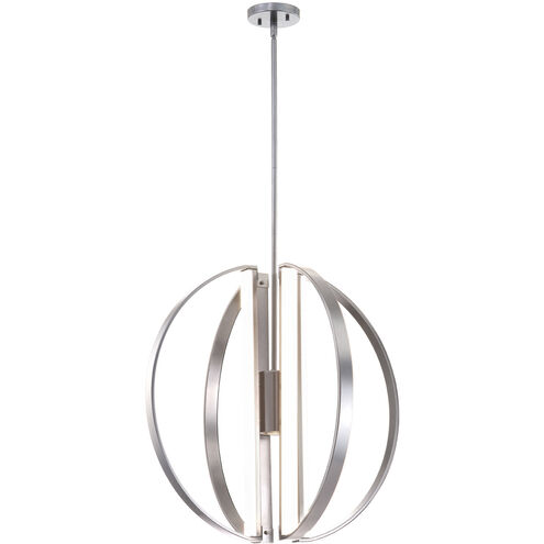 Liv LED 24 inch Brushed Nickel Chandelier Ceiling Light