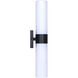 Maxine 2 Light 4.75 inch Black Vanity Light Wall Light