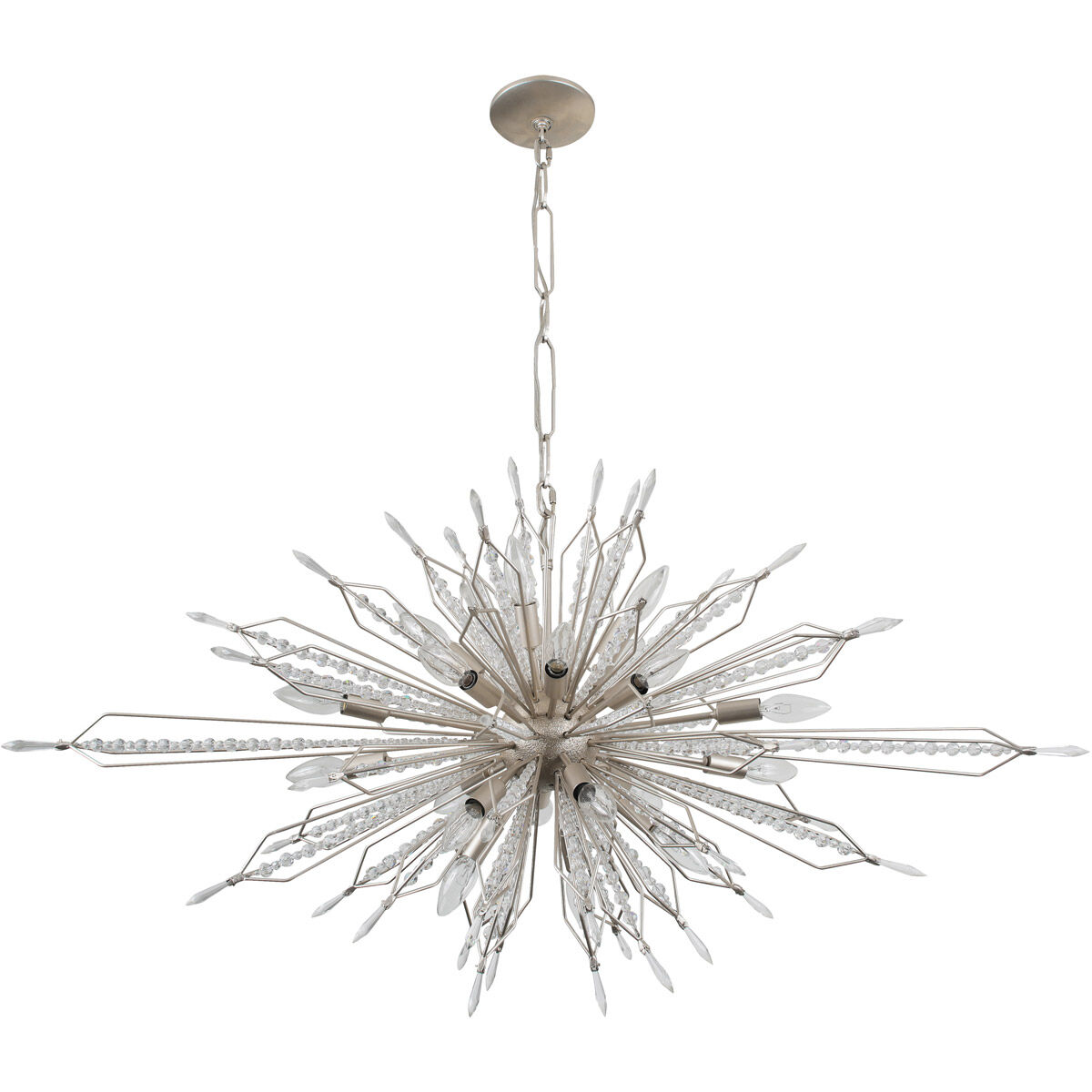 Orbital Linear Pendant Ceiling Light in Gold Dust, 20