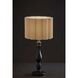 Claret 26.5 inch 100.00 watt Black Wood Table Lamp Portable Light