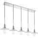 Waltz 5 Light 49 inch Chrome Pendant Ceiling Light