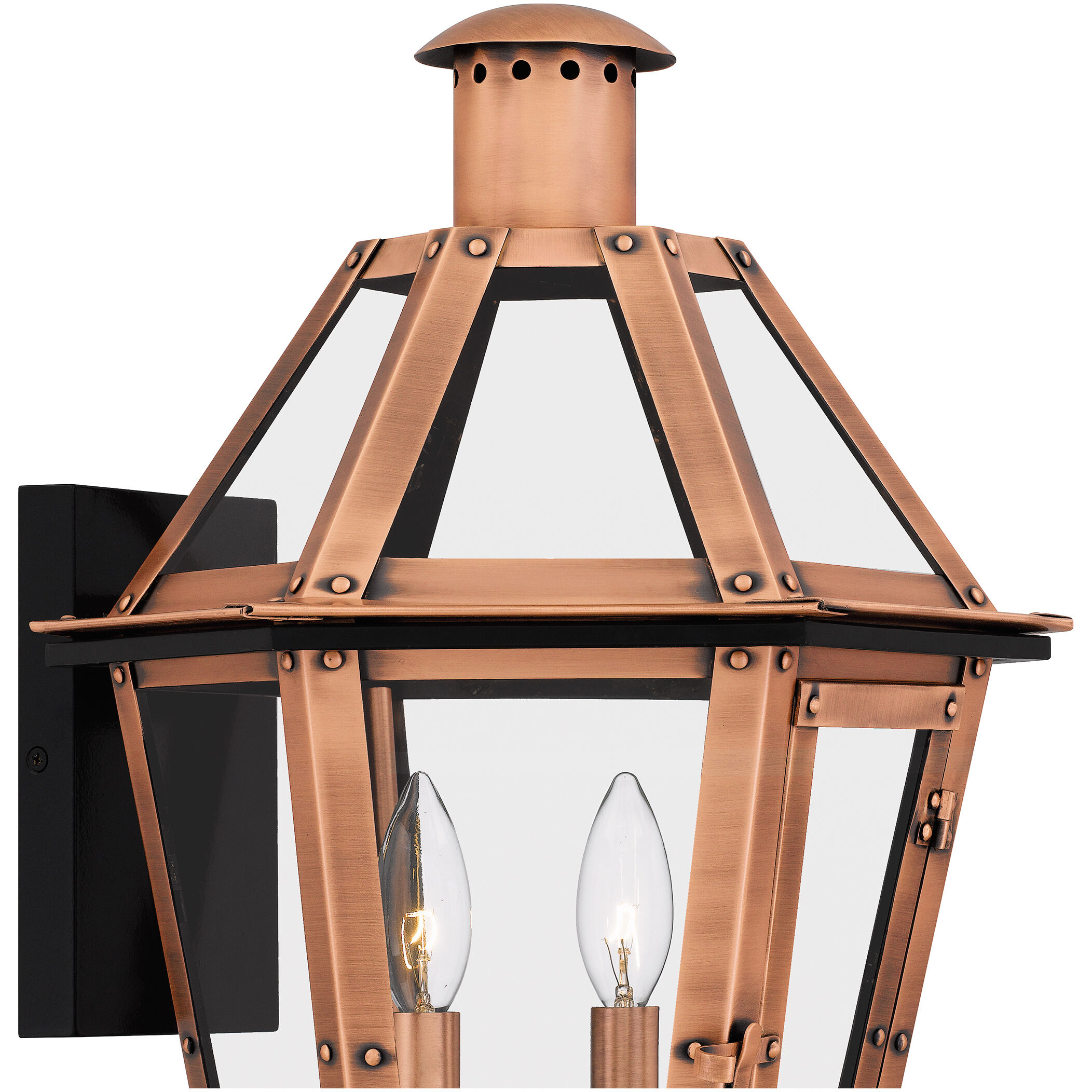 2 light outdoor wall lantern on sale