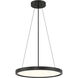ML LED 15 inch Coal Pendant Ceiling Light, Round