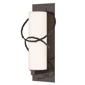 Olympus 1 Light 23.5 inch Coastal Bronze Outdoor Sconce, Large