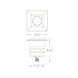 Inground Recessed Light 12 4 watt Stainless Steel Path Indicator Light in 3000K Warm White LED, WAC Landscape