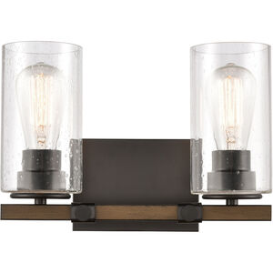 Westlake LED 13 inch Matte Black Bath Vanity Light Wall Light