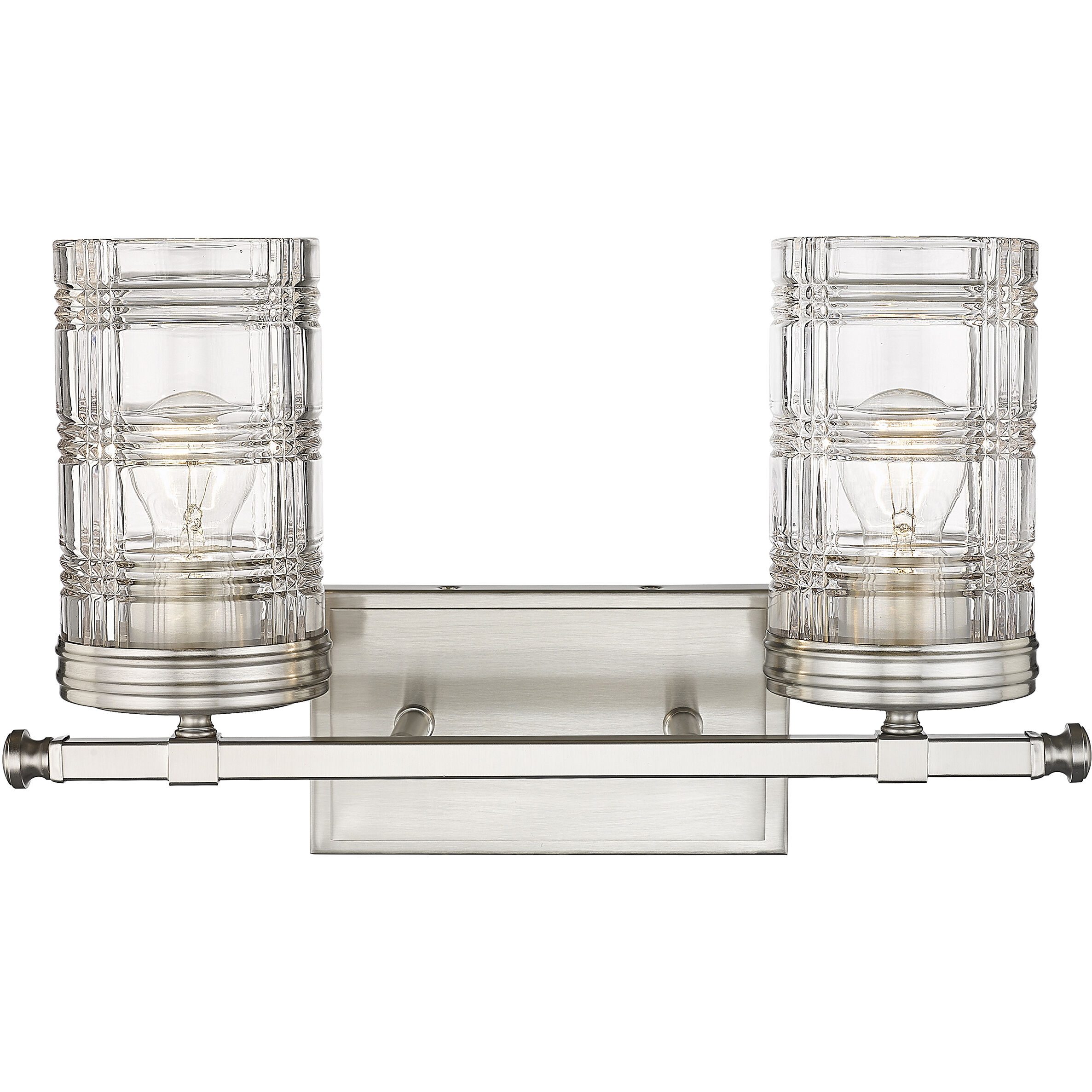 Archer 2 Light 17.75 inch Brushed Nickel Vanity Wall Light