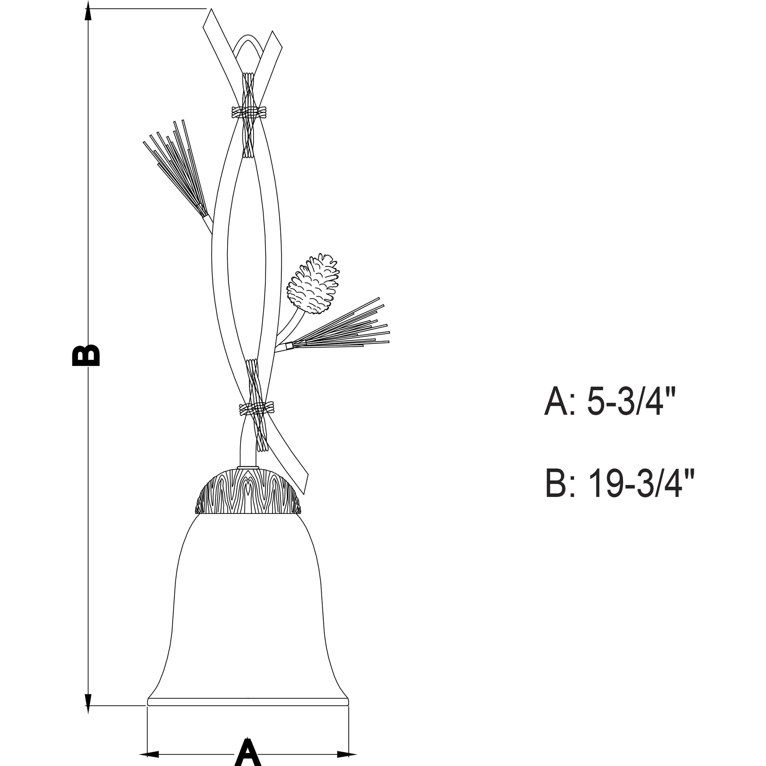 Sierra LED 5.75 inch Black Walnut Mini Pendant Ceiling Light