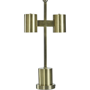 Cais 17 inch 40.00 watt Brass/Brushed Brass Table Lamp Portable Light 