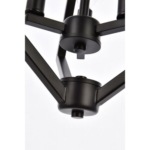 Irina 3 Light 14 inch Black Pendant Ceiling Light