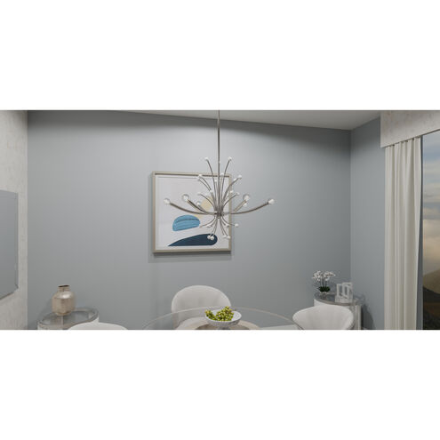 Kiera 6 Light 29 inch Polished Nickel Chandelier Ceiling Light