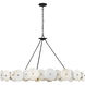 Cosmos 9 Light 48 inch Matte Black Chandelier Ceiling Light, Smithsonian Collaboration